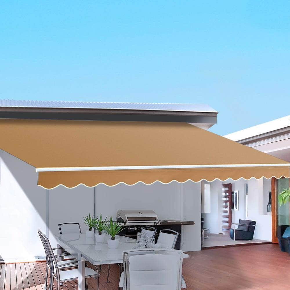 Retractable Folding Arm Awning Manual Sunshade