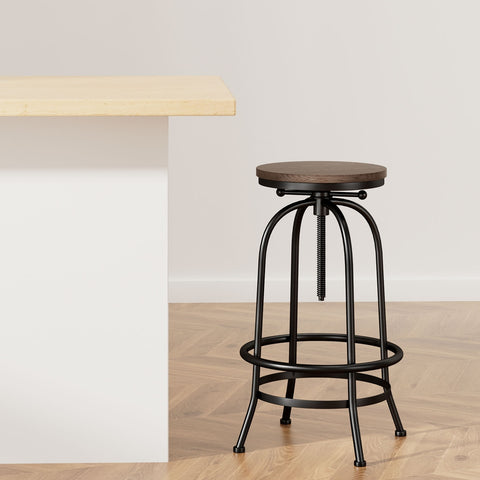 Bar Stools Adjustable Wood Chairs