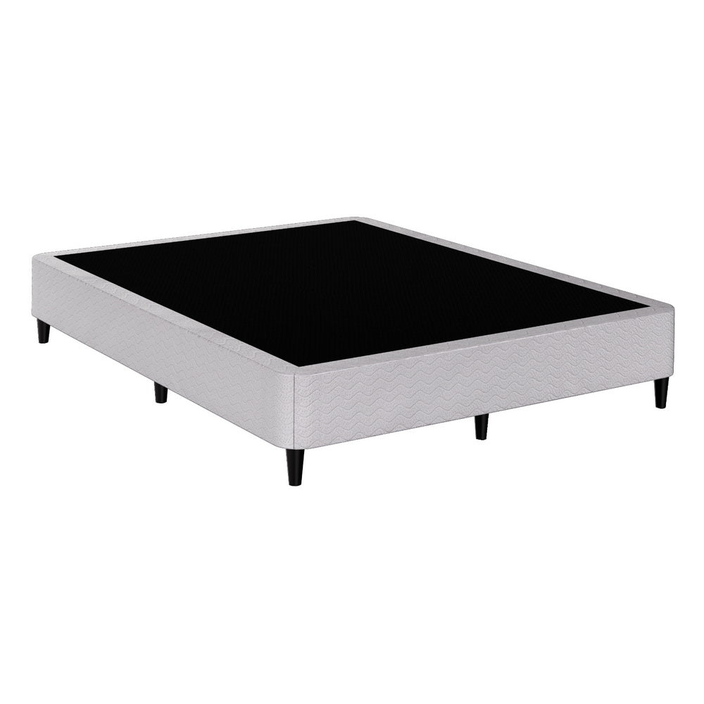 Bed Frame Double/King/Queen Size Metal Grey Mason