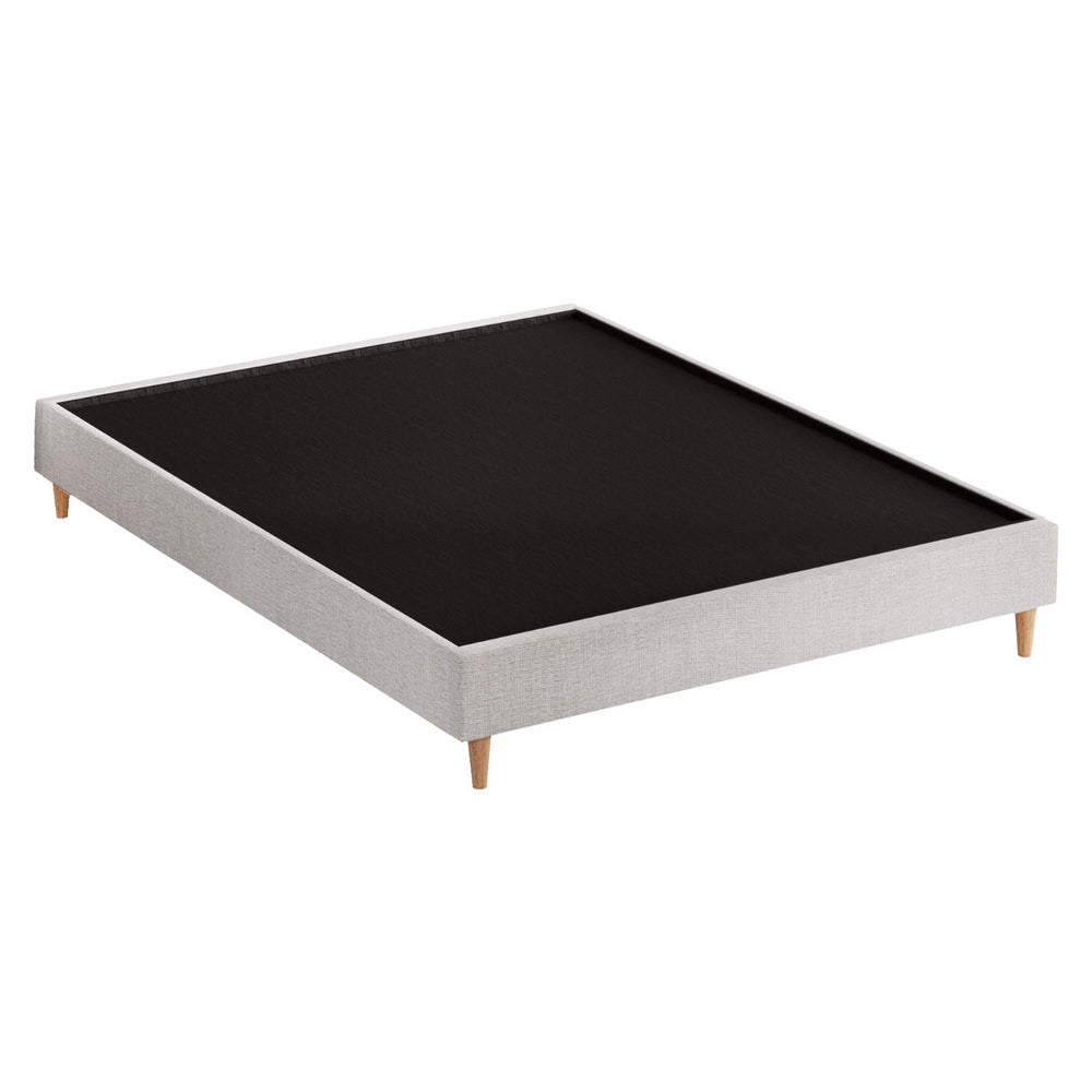 Bed Frame Double/Queen Size Beige Zora