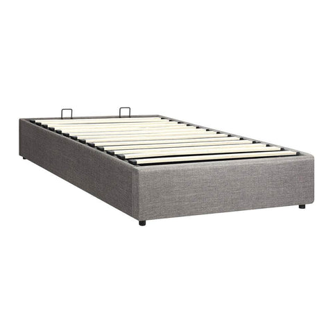 Bed Frame Single Size Gas Lift Base With Storage