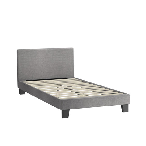 Luxurious Fabric Platform Bed for King Single Mattress