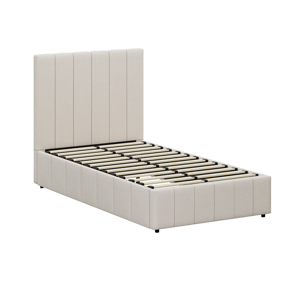 Bed Frame King Single Gas Lift Storage Base VISH