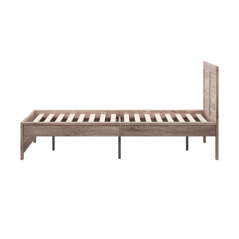 Wooden Bed Frame Contemporary Light Oak