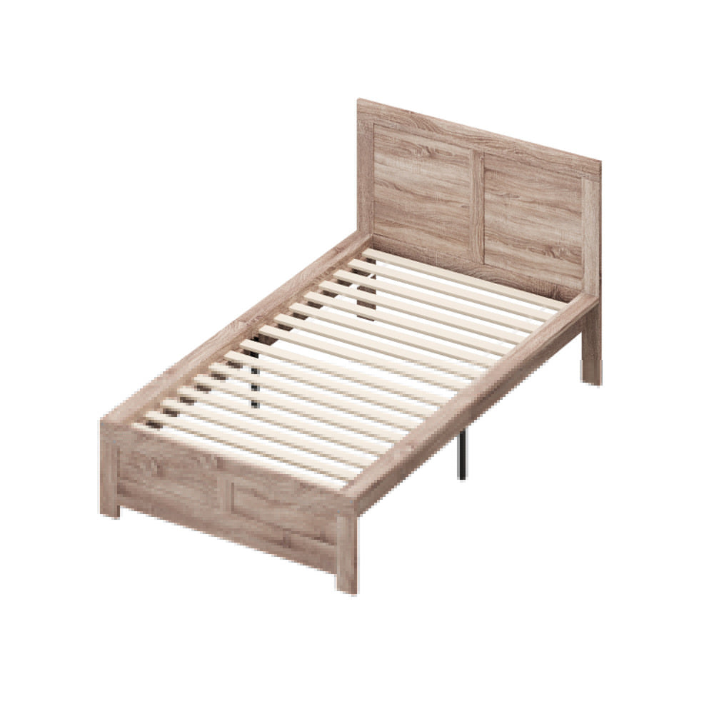 Wooden Bed Frame Contemporary Light Oak