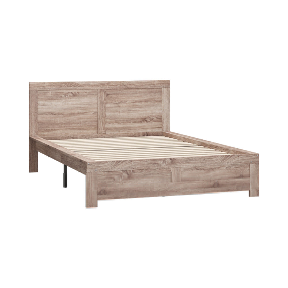 Wooden Bed Frame Contemporary Light Oak