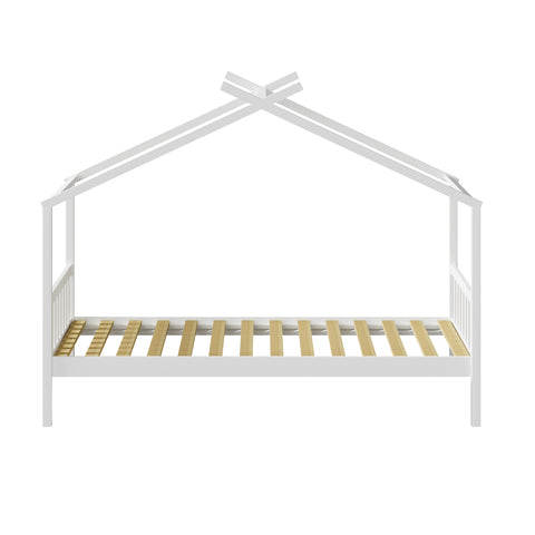 Bed Frame Wooden Kids Single Timber House Beds