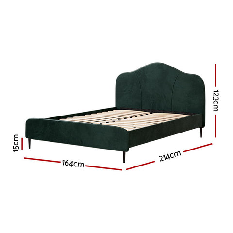 Bed Frame King Single/Queen Size Velvet