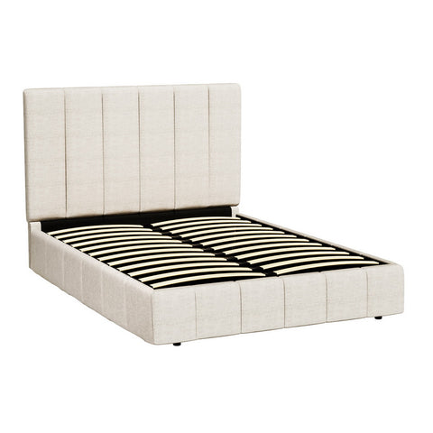 Bed Frame Queen Size Beige Tette