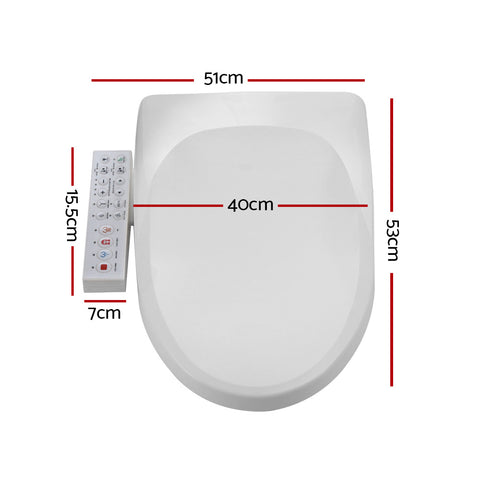 Electric Bidet Toilet Seat Cover Bathroom Spray Water Wash V Shape