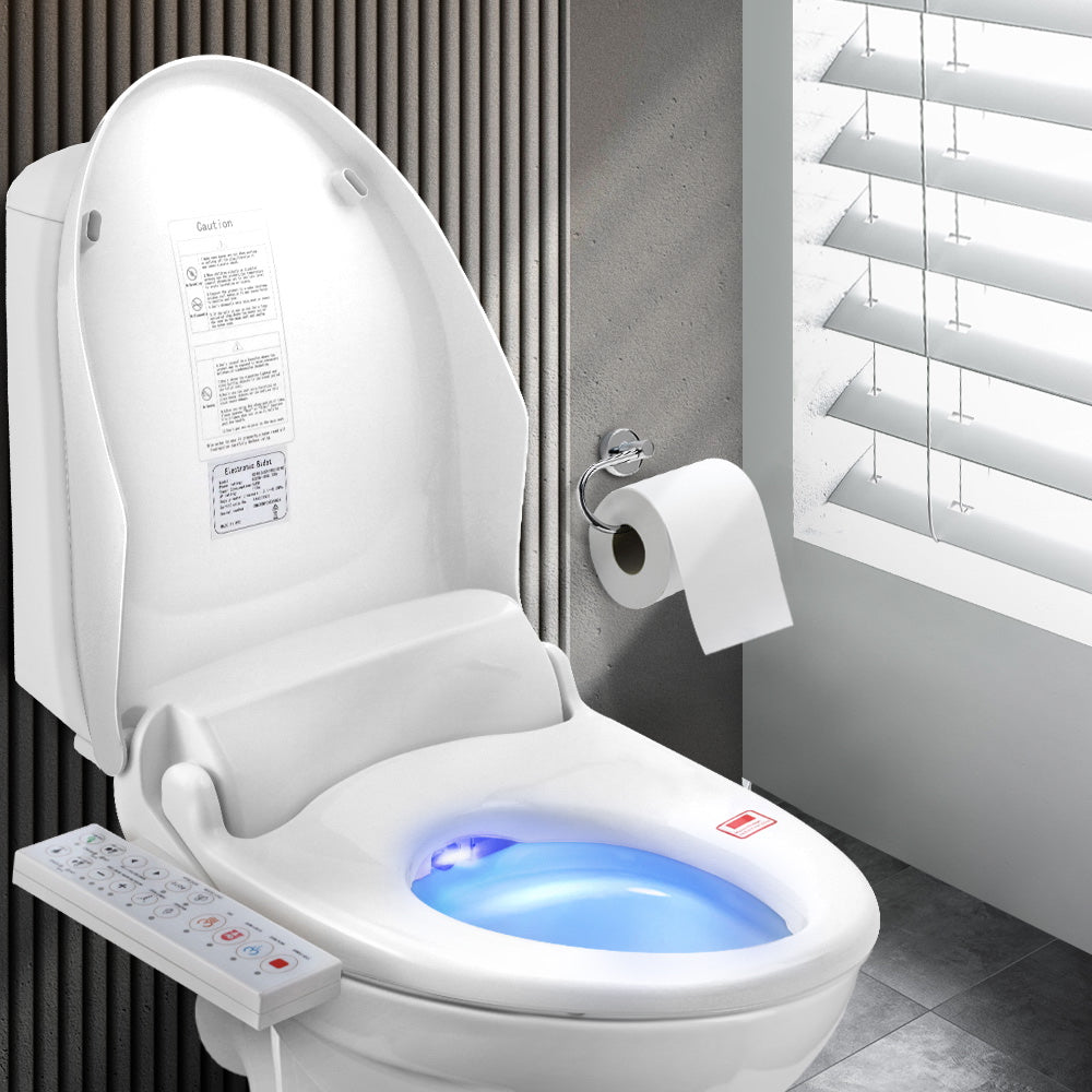 Electric Bidet Toilet Seat Cover Bathroom Spray Water Wash V Shape