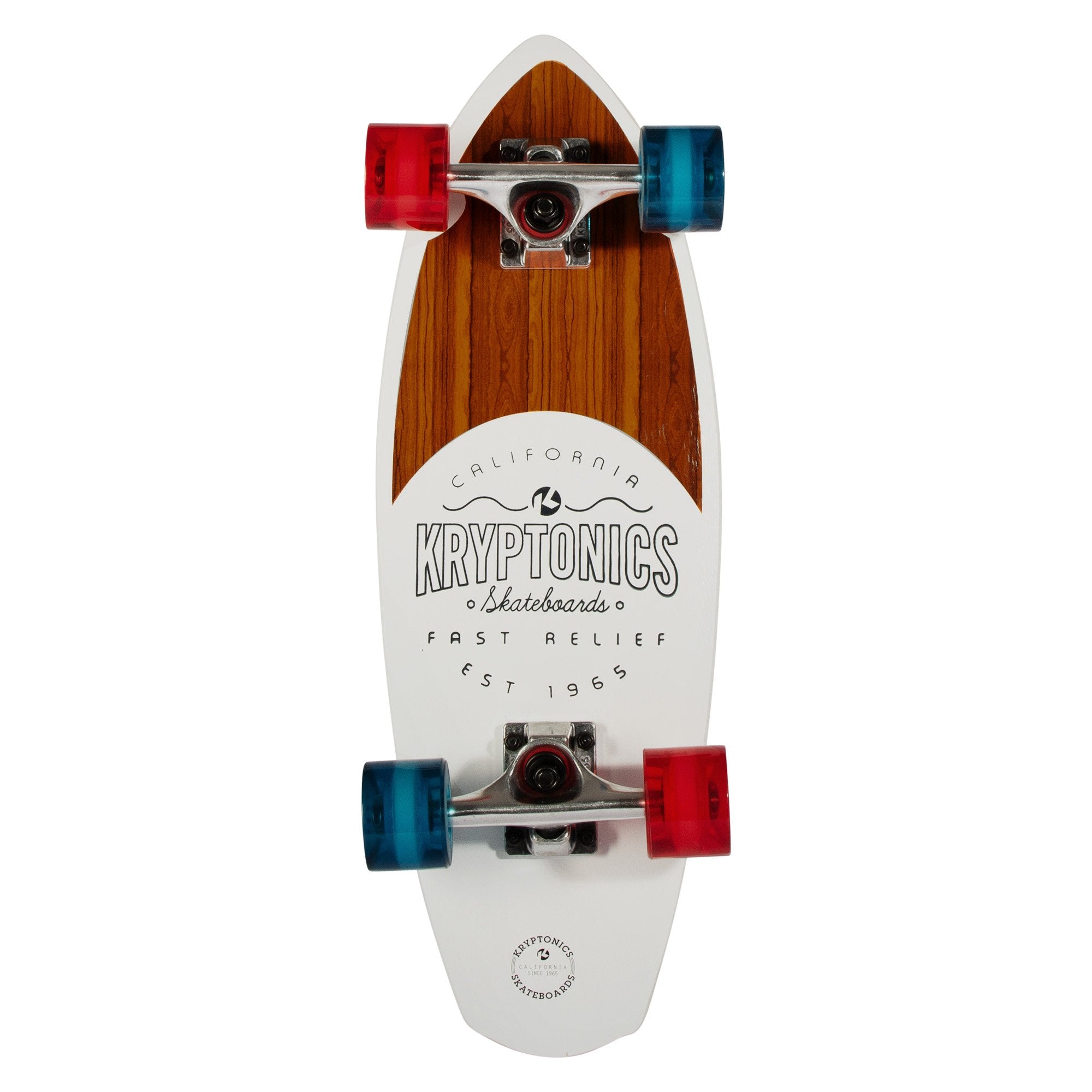 23-inch Mini Fat Cruiser Board - Liberty Blue