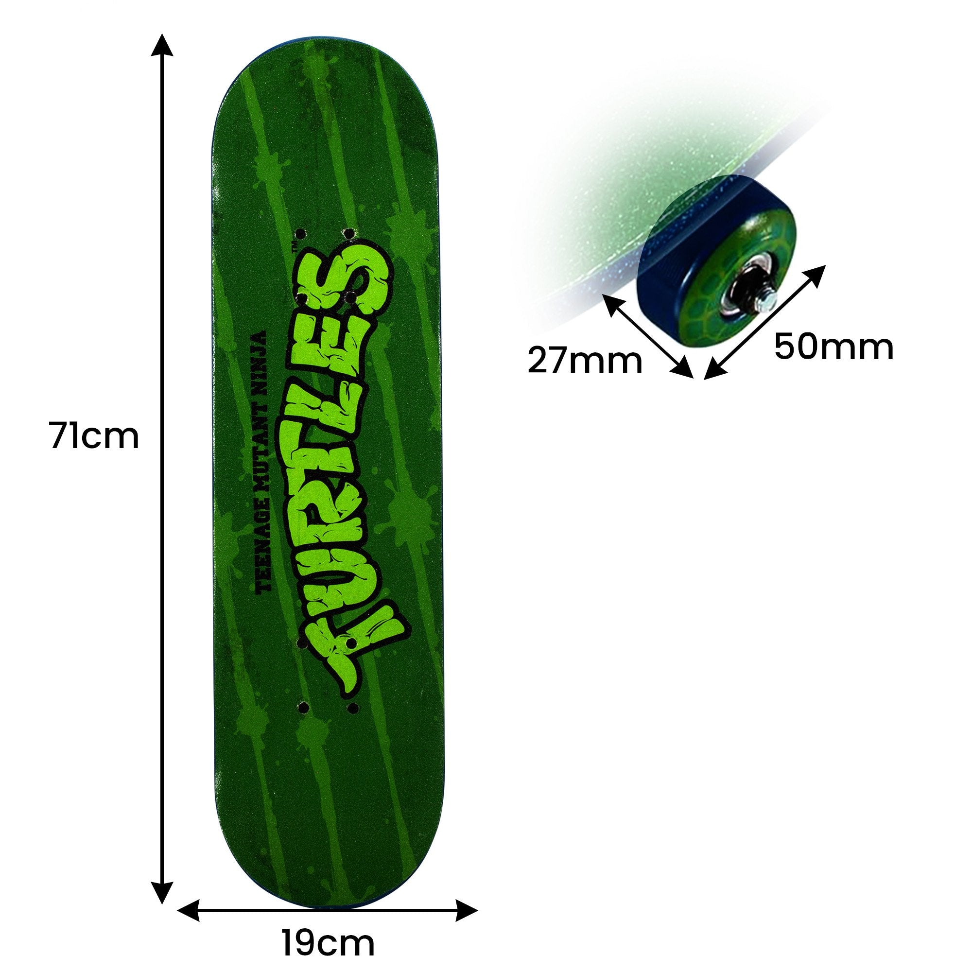 Teenage Mutant Ninja Turtles 28-inch Turtle Time Popsicle Skateboard