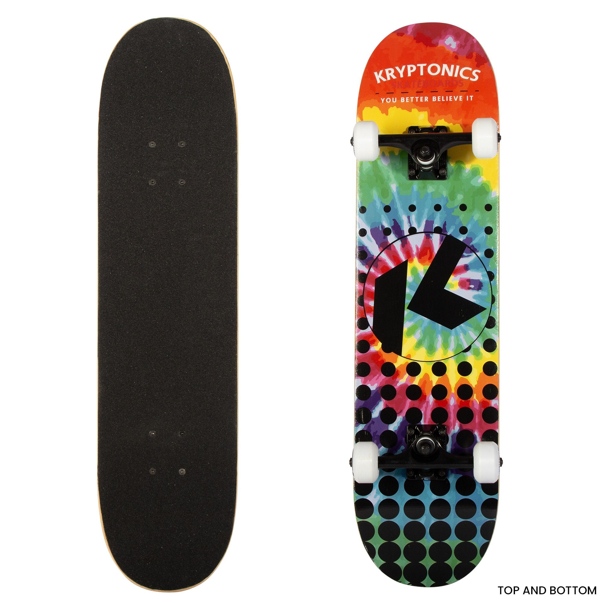 31-inch Star Series Complete Skateboard Rainbow Dot