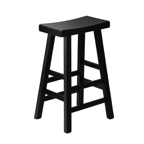 Bar Stools Wooden Counter Chairs Black