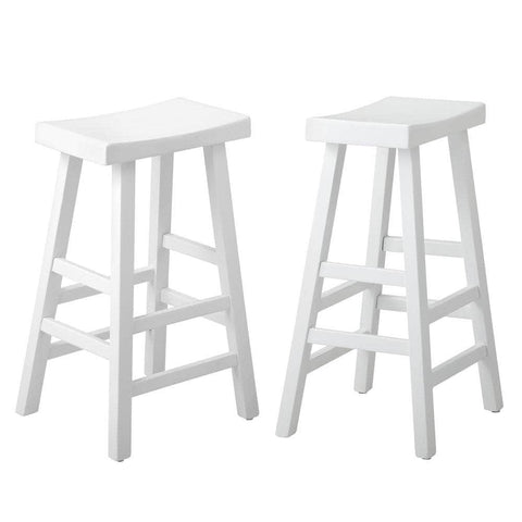 Bar Stools Kitchen Stool Wooden Counter Chairs White