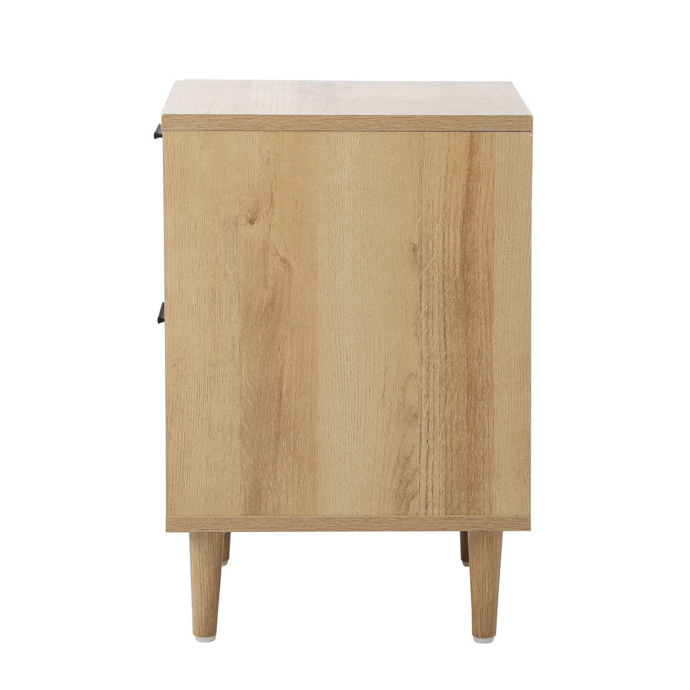 Bedside Tables Set of 2 Nightstand White