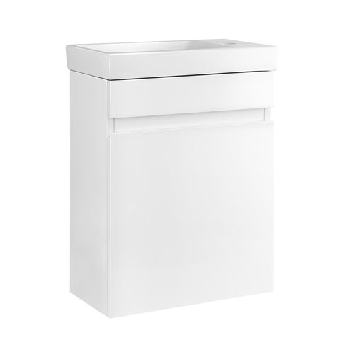 Vanity Unit 400mm with Basin White