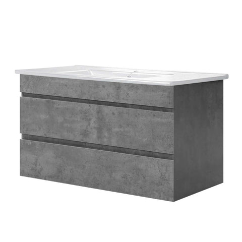 Vanity Unit 915mm with Basin Grey