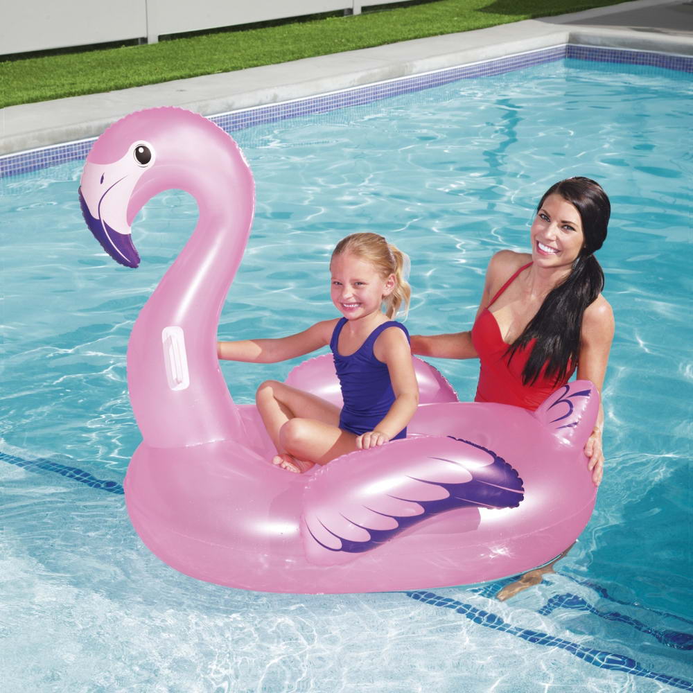 Kids Flamingo Ride On Float Pool Lounger 1.27m