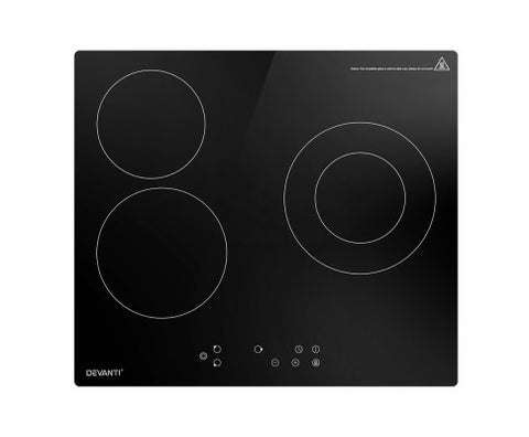 Electric Ceramic Cooktop 60cm Kitchen Cooker 4 Burner Hob Touch Control 5200W