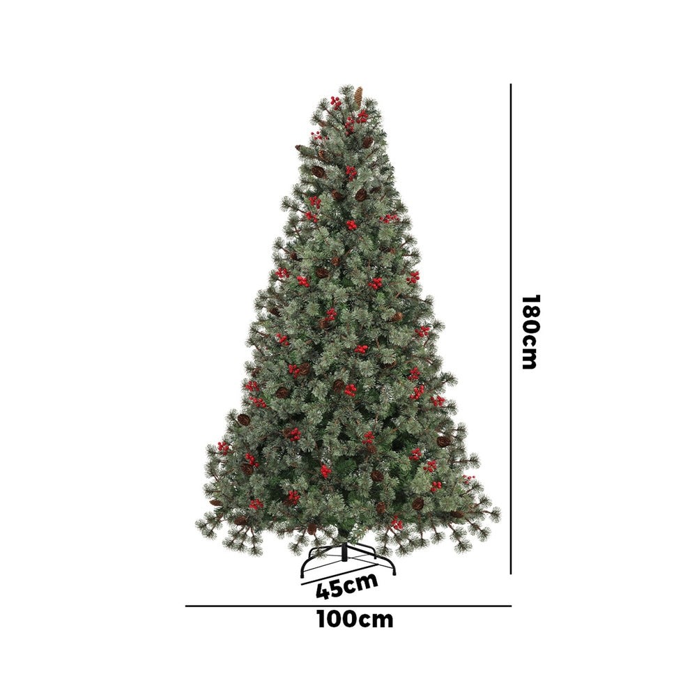 Christmas Tree 1.8m 6FT LED Light Green