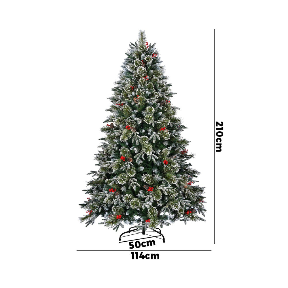 LED Christmas Tree 1.8M 6FT Green White 790 Tips