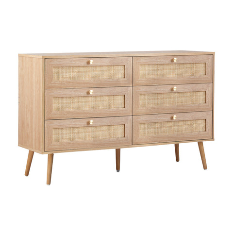 5/6 Chest of Drawers Dresser Tallboy Rattan