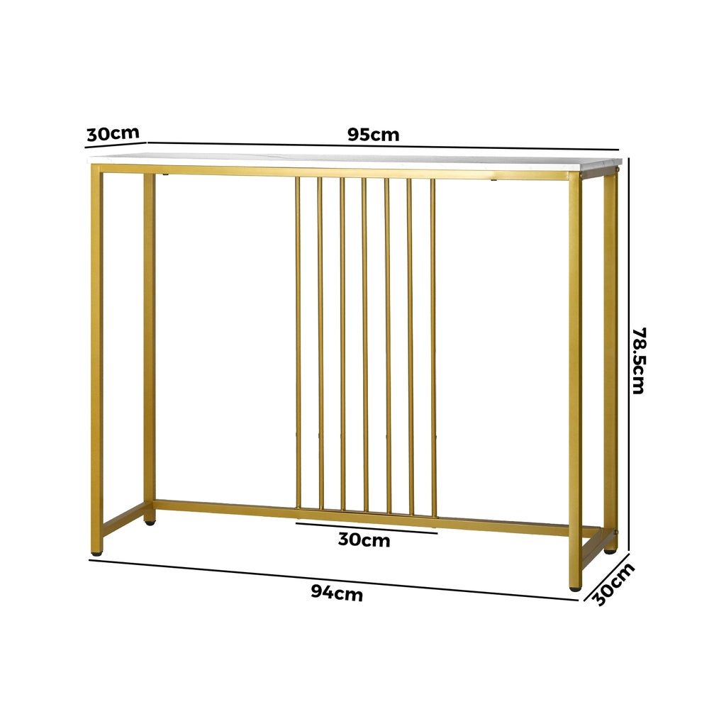 Modern Steel Frame Coffee Table - Versatile Side and End Table