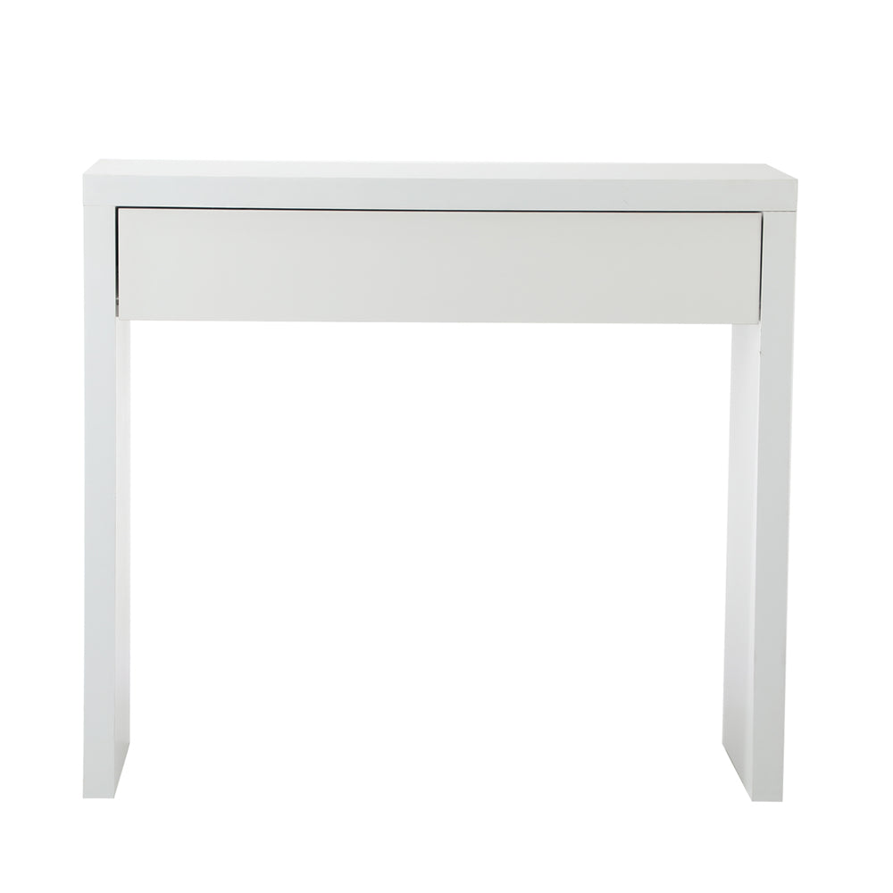 Console Table with Drawer White