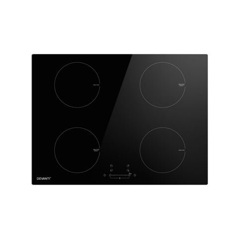 Electric Induction Cooktop 70cm Ceramic 4 Zones Stove Cook Top