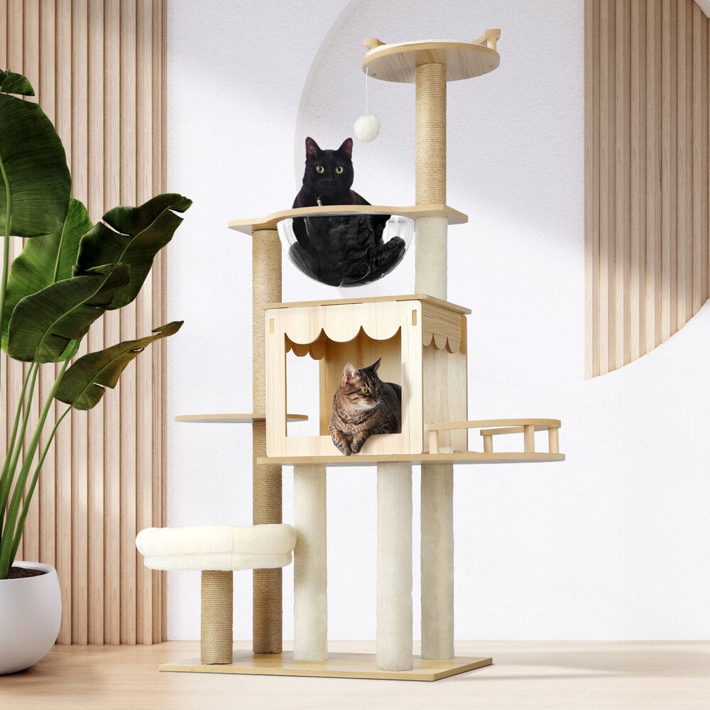 Purrfect Playground: 131cm Cat Tower for Cats