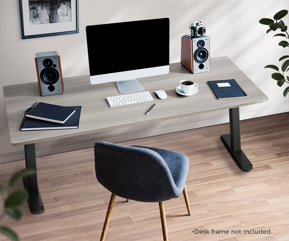 Standing Desk Top Adjustable Electric Grey-Oak