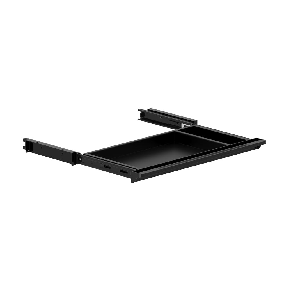 Under Desk Drawer Pull-Out Drawer Sliding Tray Black