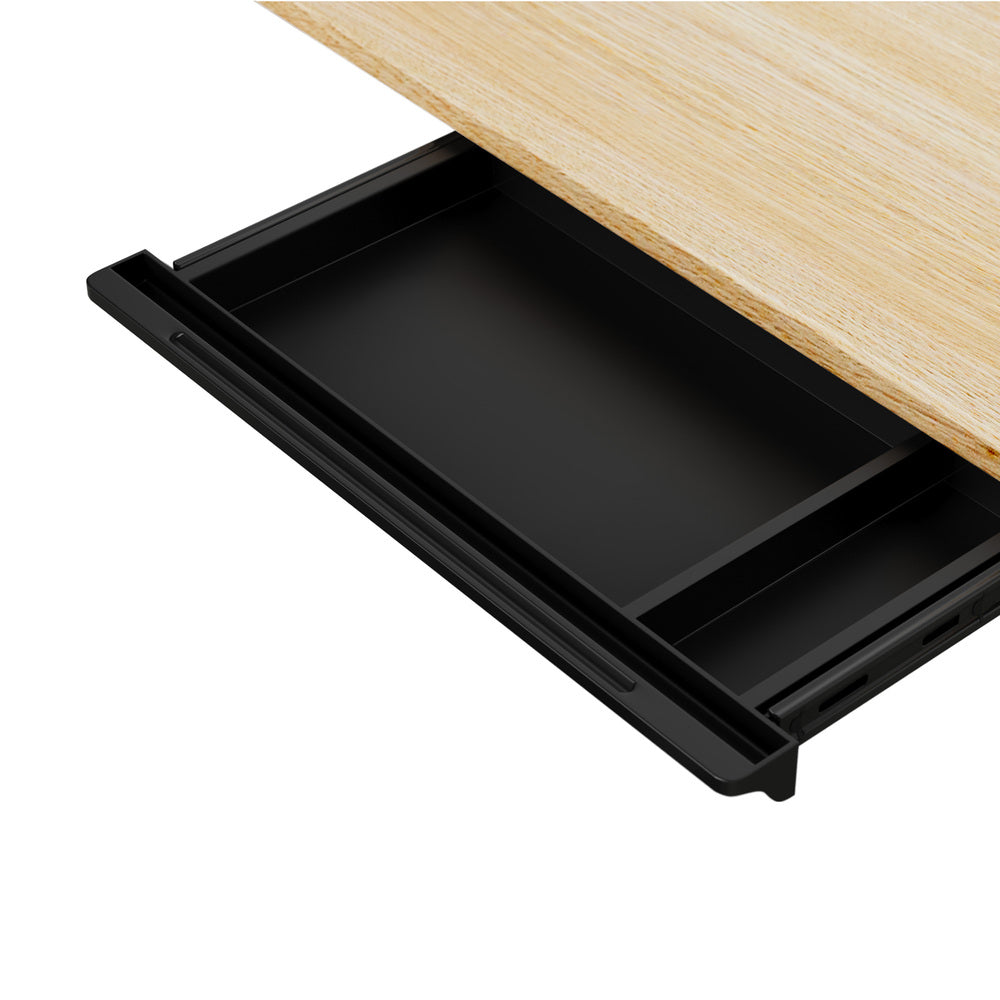 Under Desk Drawer Pull-Out Drawer Sliding Tray Black