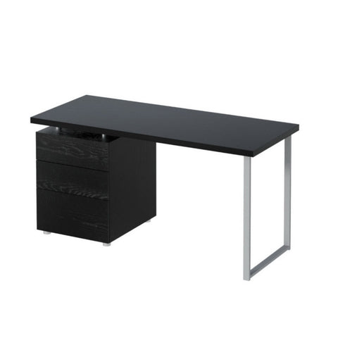 Computer Desk Drawer Black 140Cm