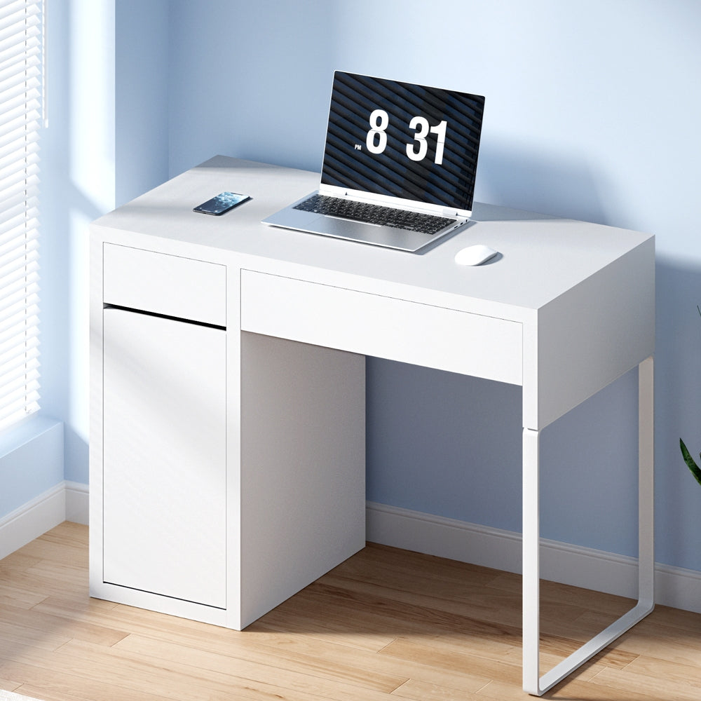 Computer Desk Drawer Cabinet White