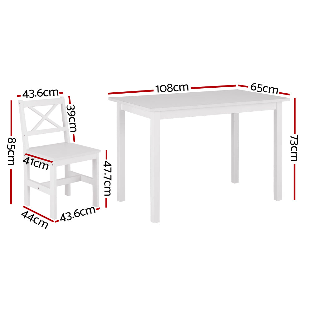 Dining Chairs And Table Dining Set 4 Cafe Chairs Set Of 5 4 Seater White