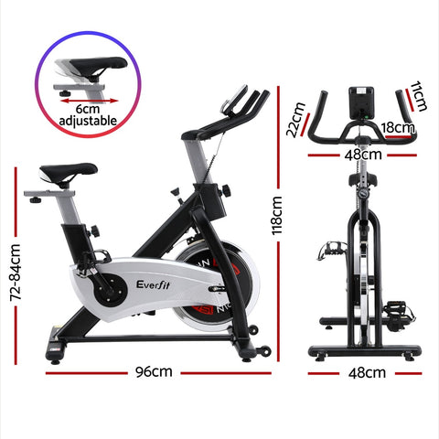 15KG Flywheel Spin Bike - 120KG Capacity