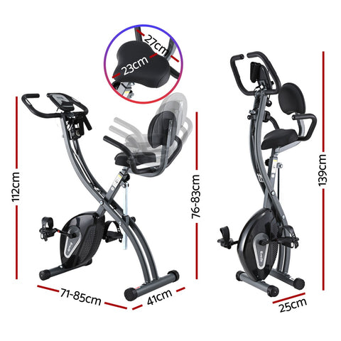 Magnetic Folding Exercise Bike - Indoor Cycling