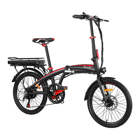 Folding Electric Bike Urban City Bicycle Ebike Rechargeable Battery 250W