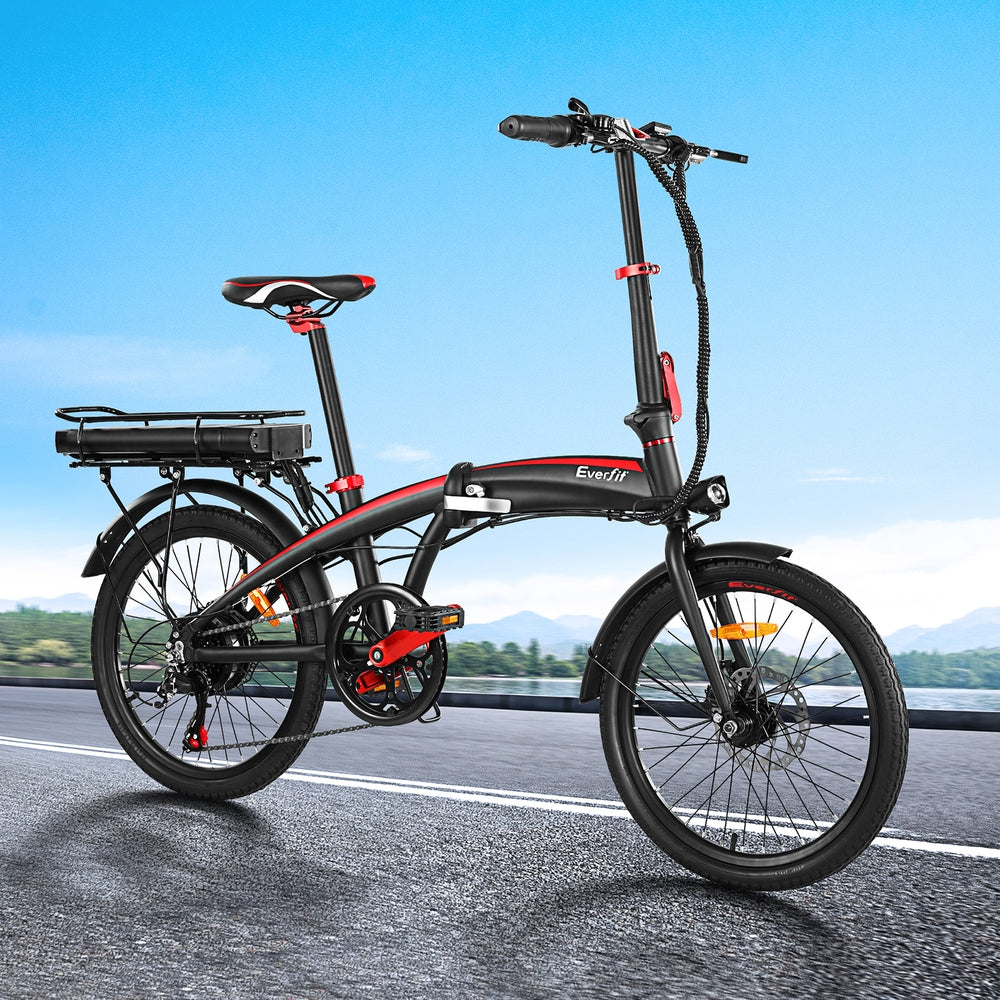 Folding Electric Bike Urban City Bicycle Ebike Rechargeable Battery 250W