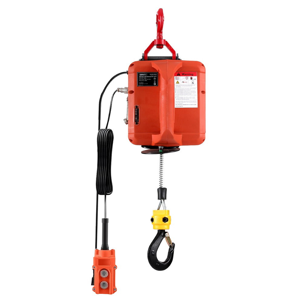 Electric Hoist Winch 500KG Wired/Wireless Remote Control