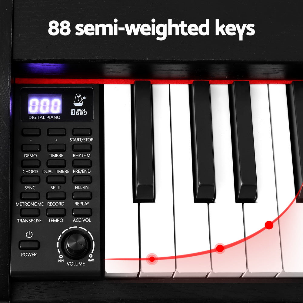 88 Keys Digital Piano Keyboard Electronic w/ Stand