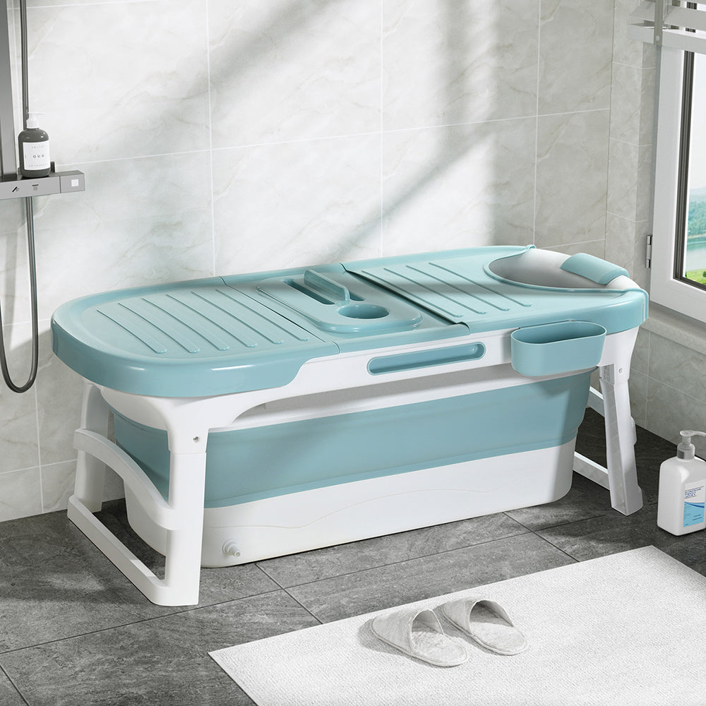 Foldable Bathtub Portable Folding Water Spa 136X62Cm