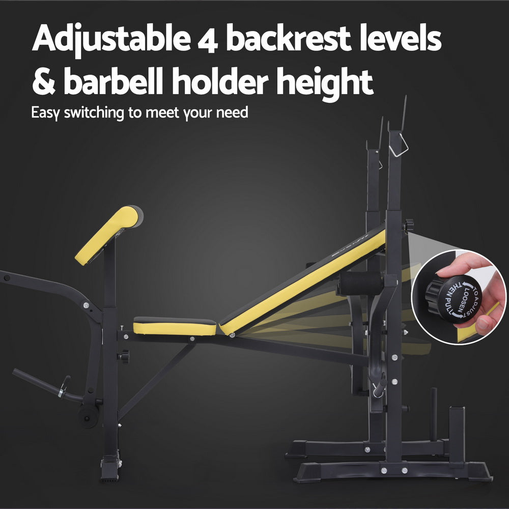  Weight Bench 14In1 Press Multi-Station Fitness Home Gym Equipment