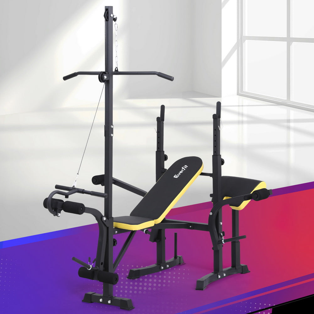  Weight Bench 14In1 Press Multi-Station Fitness Home Gym Equipment