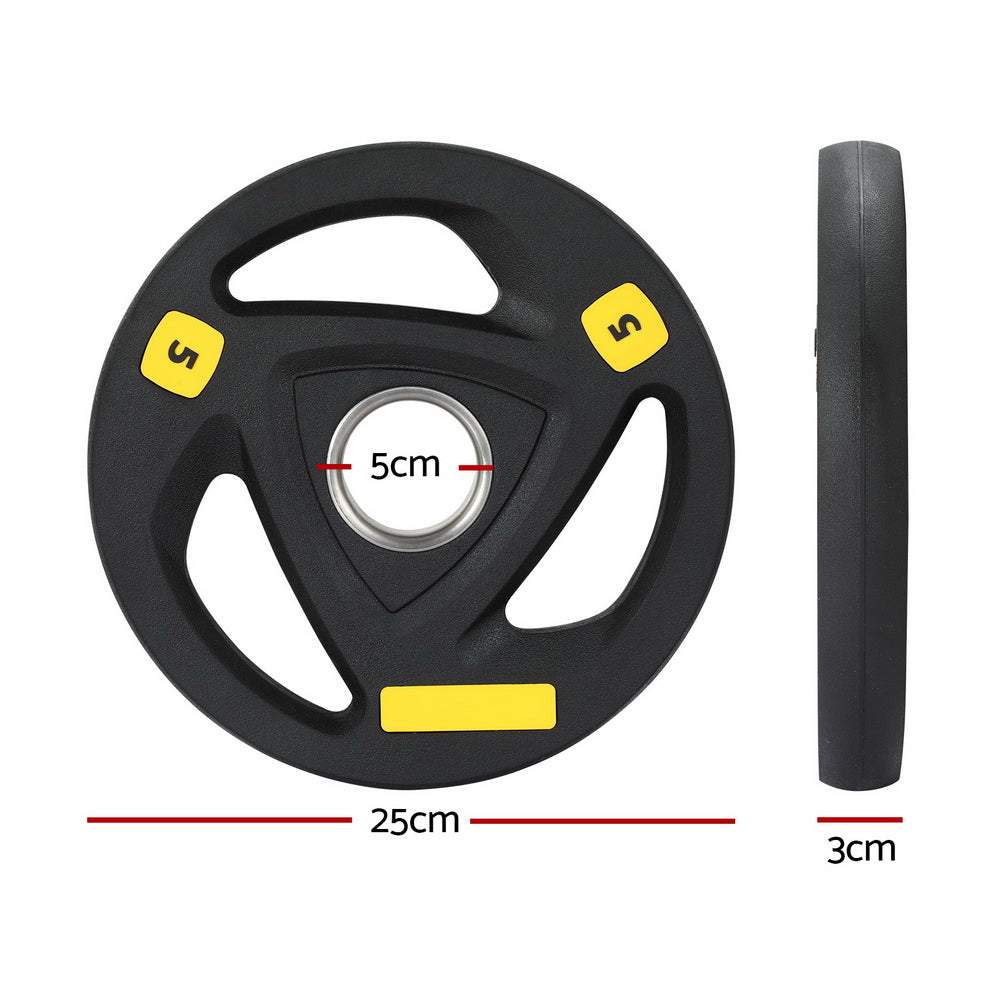 5kg Weight Plates - Standard Dumbbell Barbell Home