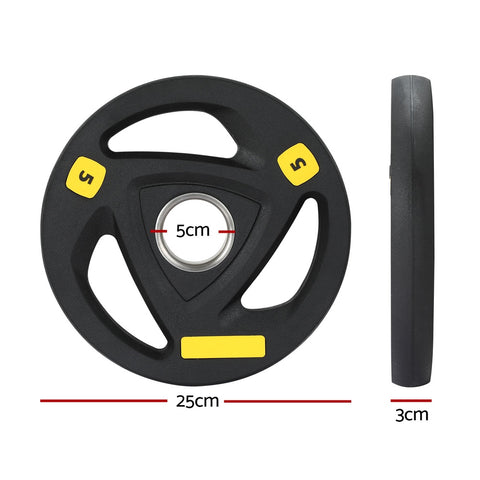 Standard Weight Plates - 5KG Set for Dumbbells