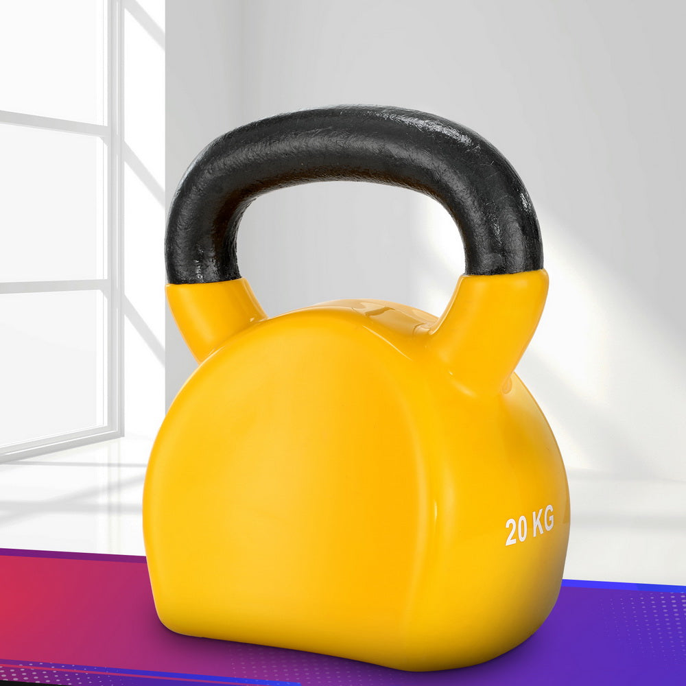 Kettlebell Set Weightlifting Bench Dumbbells Kettle Bell Gym Home